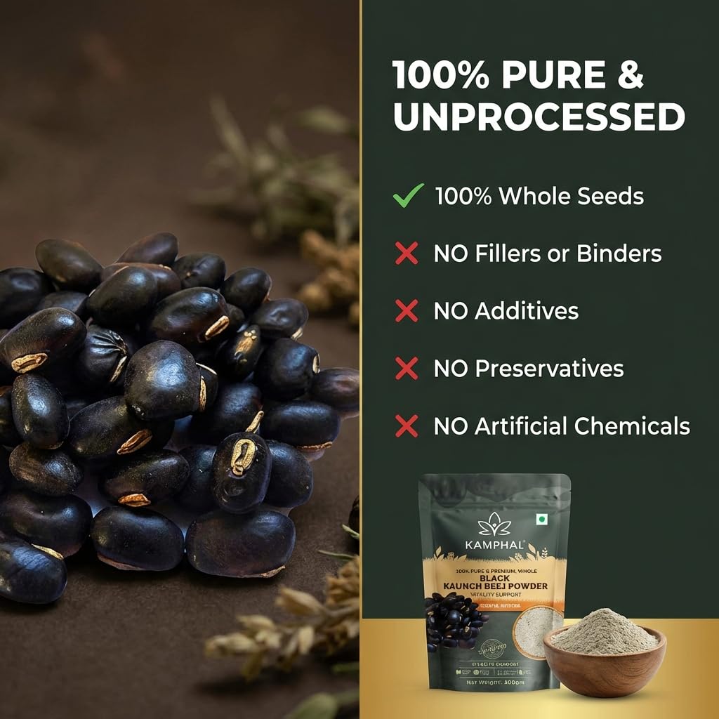 Black Kaunch Beej Powder | Mucuna Pruriens