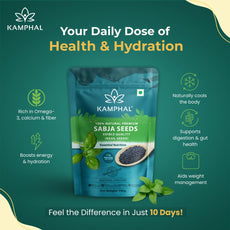 Sabja Seeds | 100% Natural Premium Basil Seeds