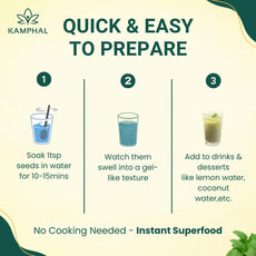 Sabja Seeds | 100% Natural Premium Basil Seeds