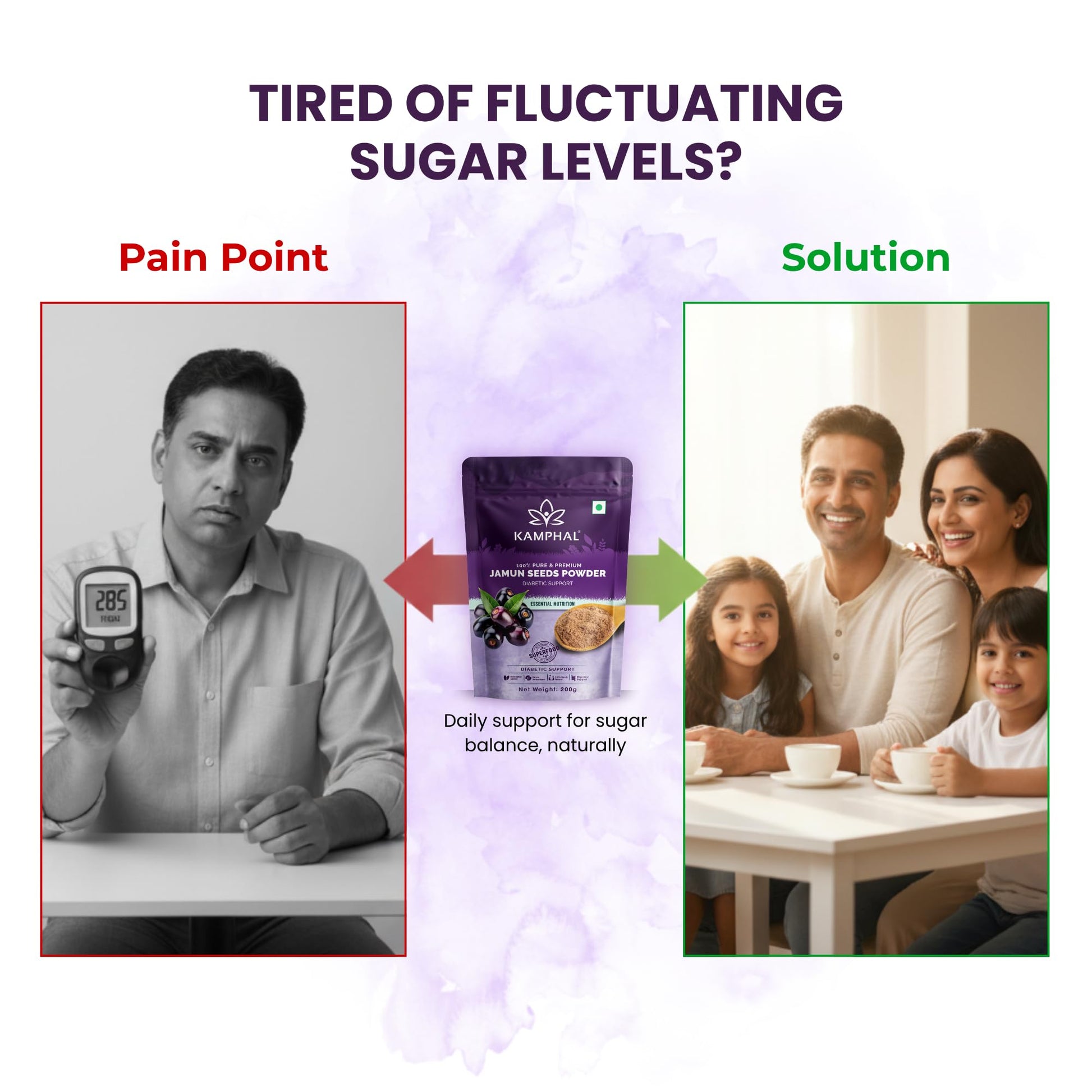 Jamun Seed Powder 200g for Diabetes