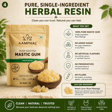 Kamphal Mastic Gum Rumi Mastagi 10g | Pure Natural Chewable Resin | Supports Digestive Wellness & Oral Freshness | Traditional Herb | No Added Sugar, No Preservatives