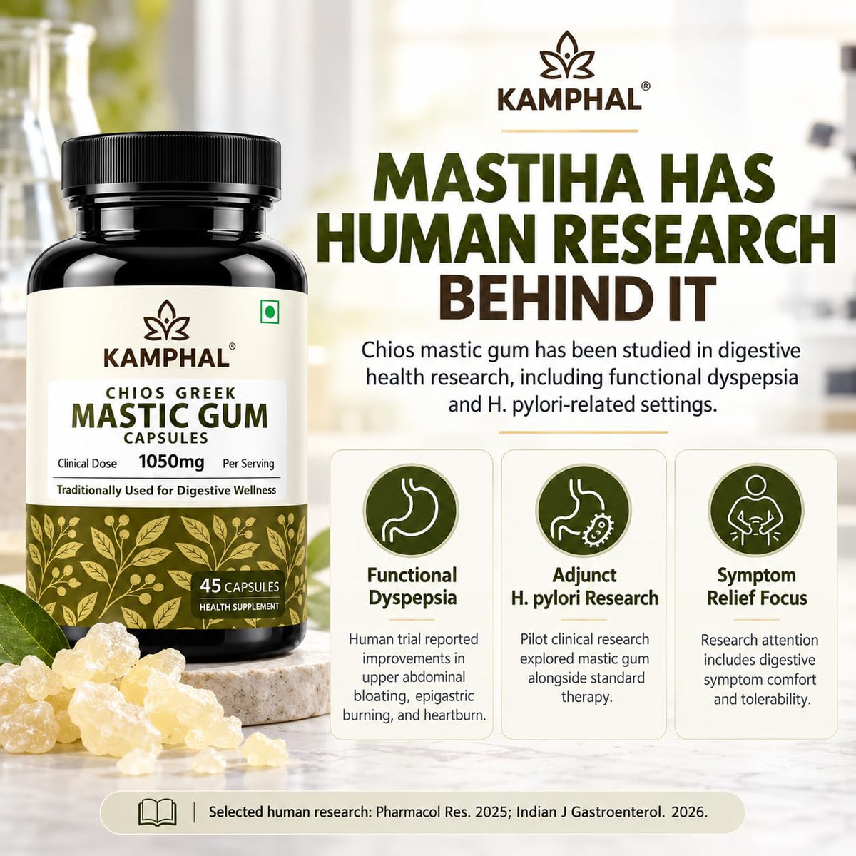 Mastic Gum (Rumi Mastagi) Capsules 1050mg