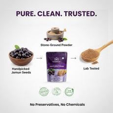 Jamun Seed Powder 200g for Diabetes