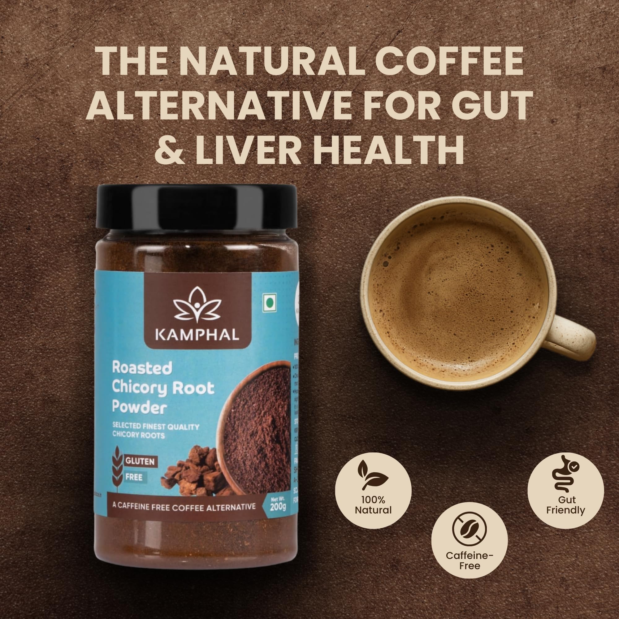 Instant Roasted Chicory Root Powder