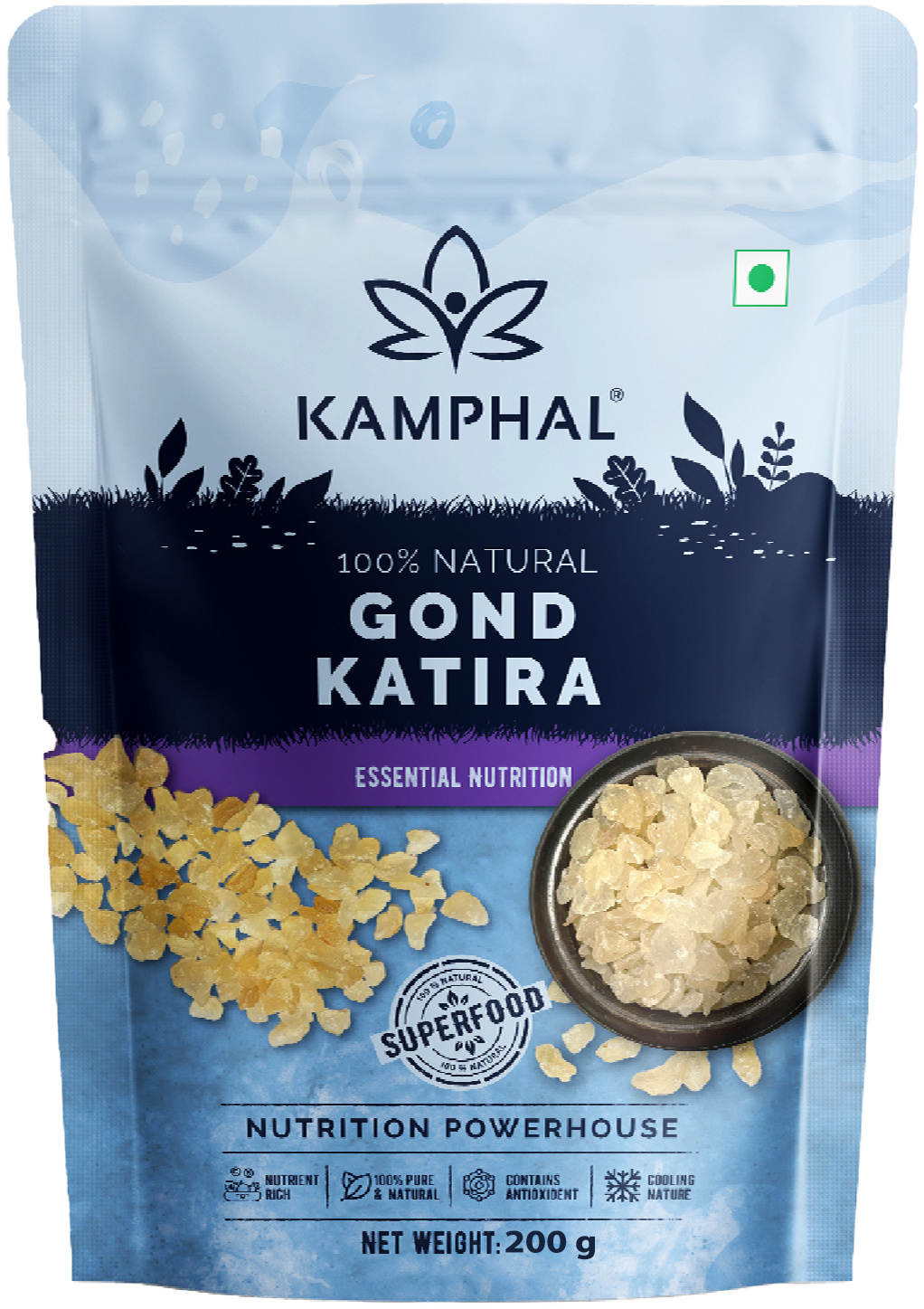 Gond Katira Pure Natural | Almond Gum, Badam Pisin, Tragacanth Gum