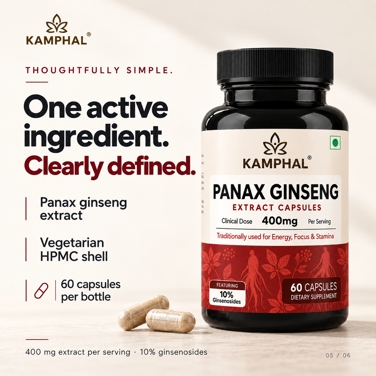 PANAX GINSENG CAPSULES