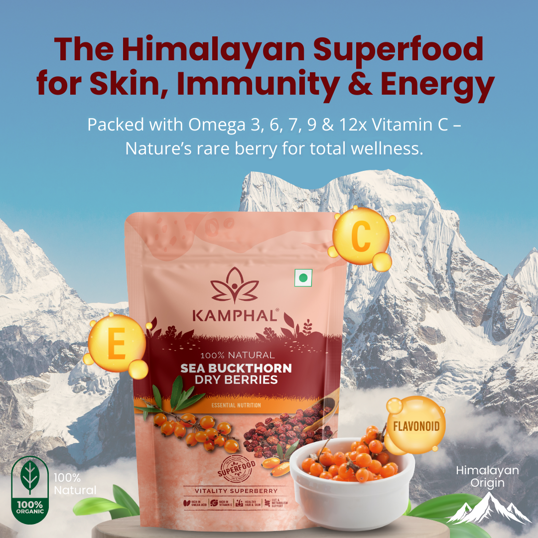 Sea Buckthorn Dry Berries 100 gm