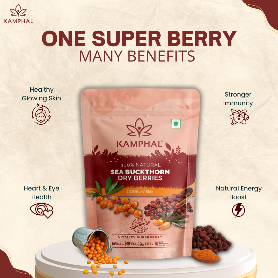 Sea Buckthorn Dry Berries 100 gm