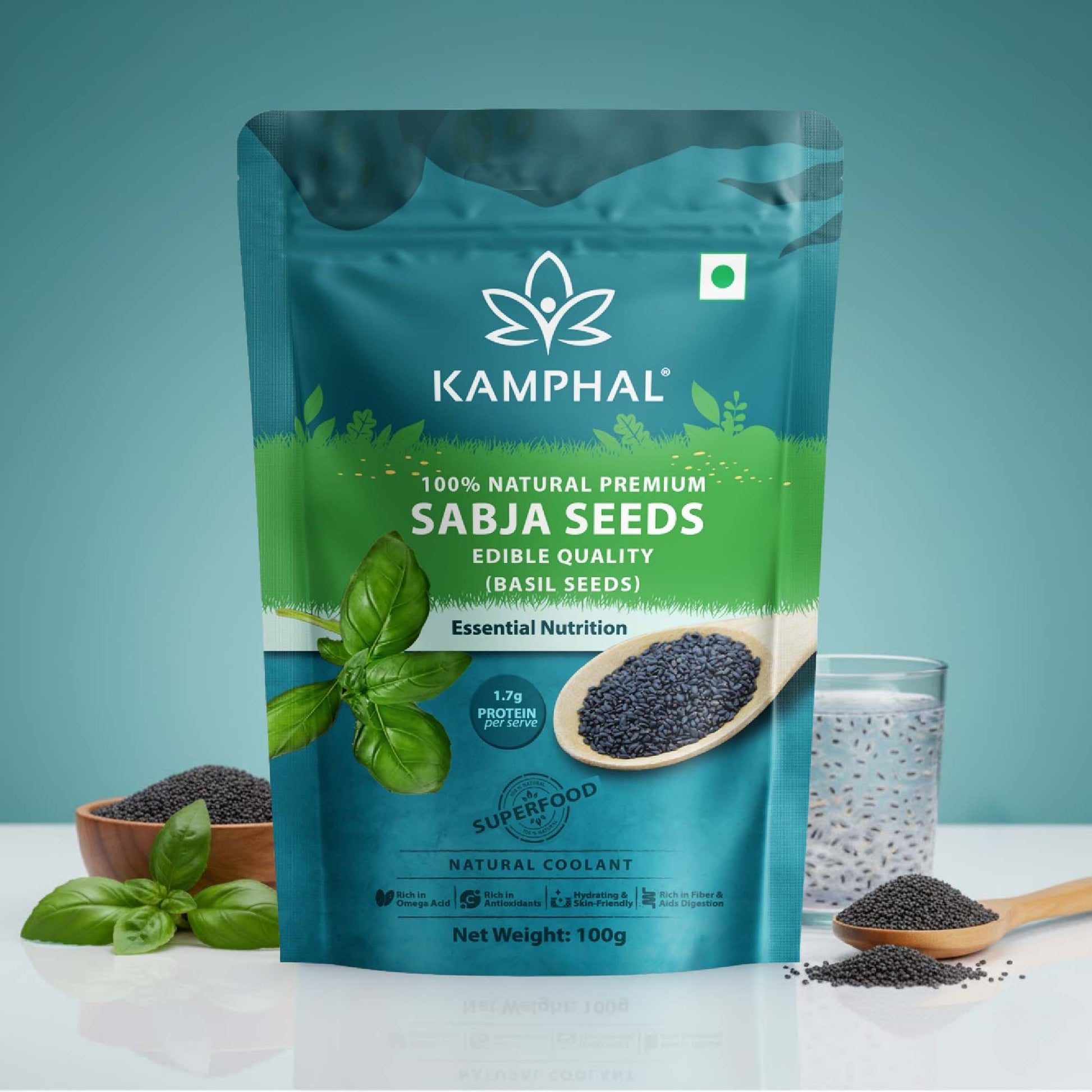 Sabja Seeds | 100% Natural Premium Basil Seeds