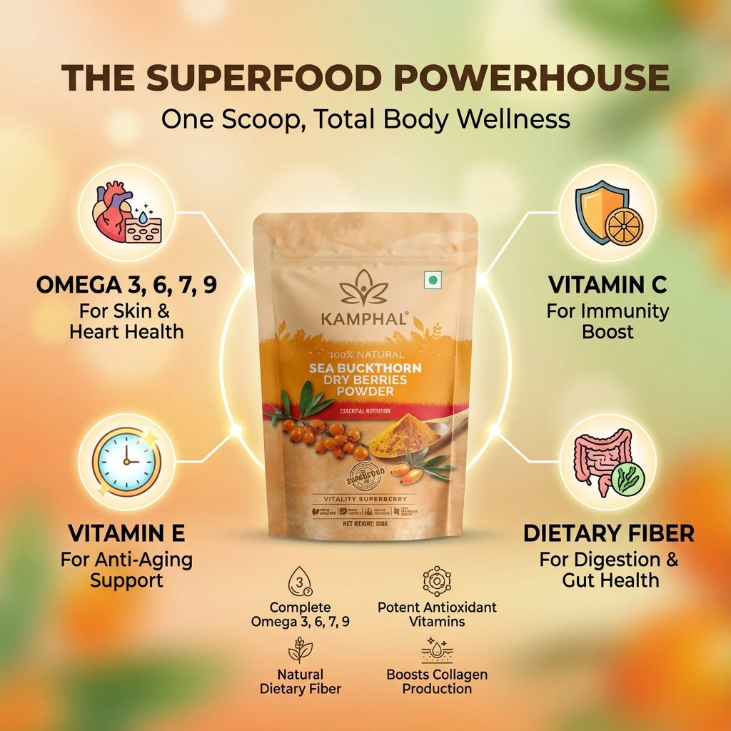 Sea Buckthorn Dry Berries Powder